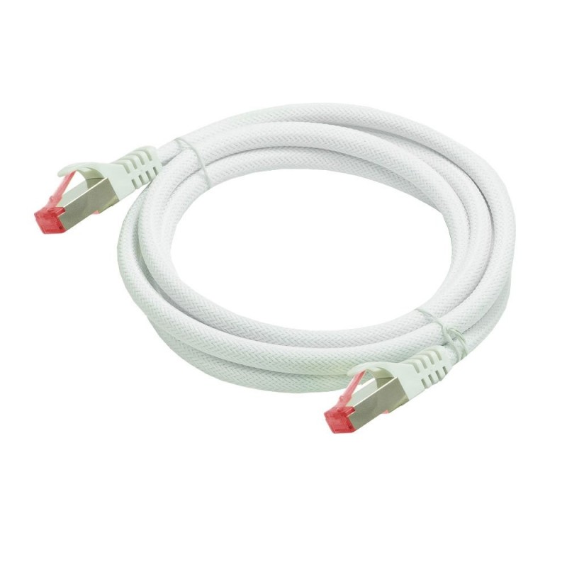 Python RNS Patchkabel Cat.6 S/FTP PiMF PVC 250MHz OFC 1,0m Bianco